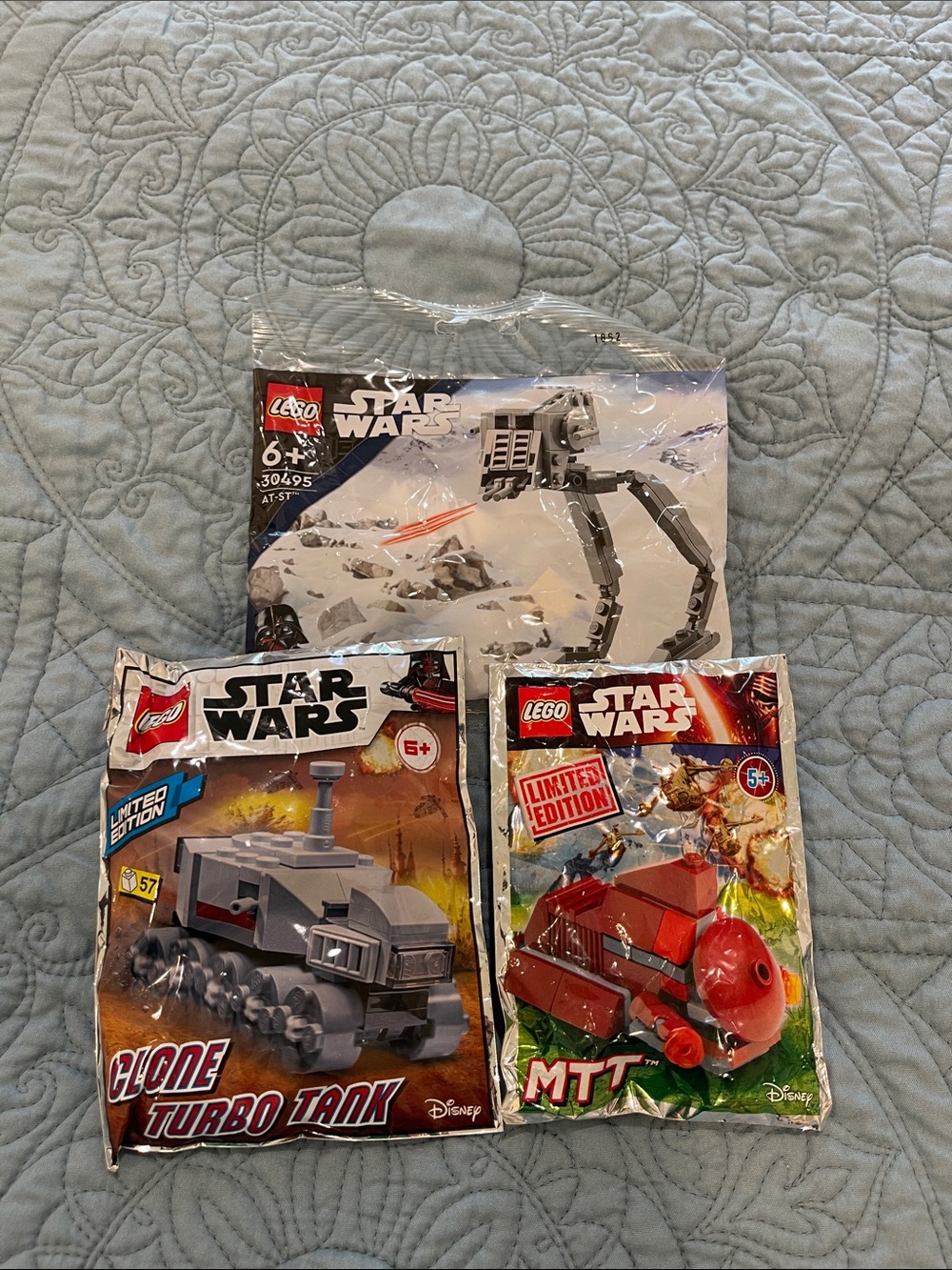 Star Wars Gray Clone Turbo Tank & Red MTT Polybag Set